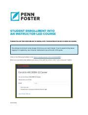 penn foster enrollment